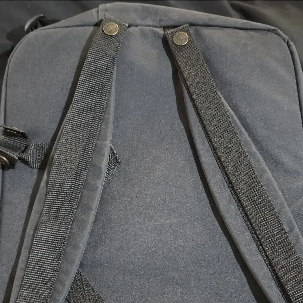 Fjällräven Kånken Weekender Backpack Black NWT Tarpeyo Ebroidered